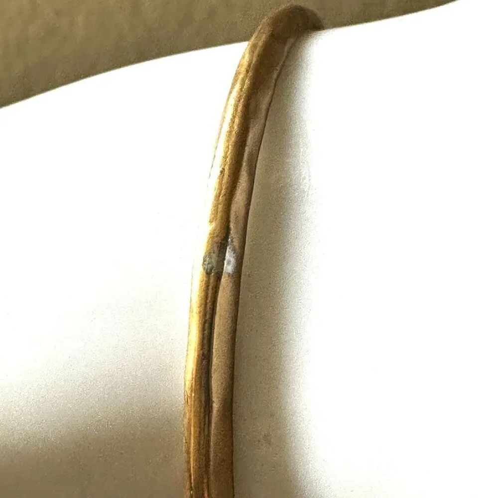 Ann Taylor loft gold tone bangle bracelet